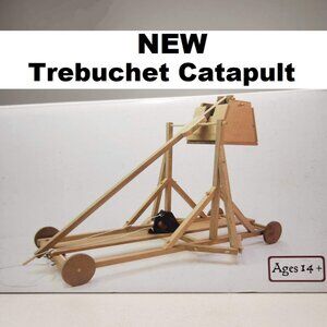 NEW Pathfinders Medieval Trebuchet Siege Engine Catapult Building Set Kit Craft